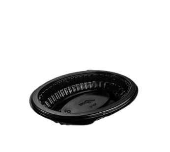 Anchor Black Oval Microwavable Platter [355ml]