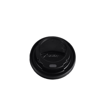 Bender Hot Plastic Lid Black Domed