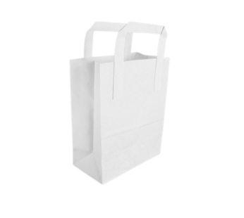 White Paper Carrier Bag