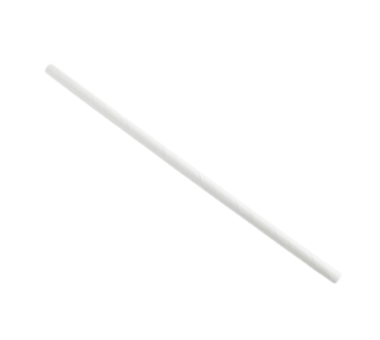 White Straight Paper Straws [200x6mm]