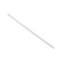 white straight paper straw