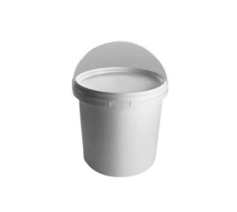 White Plastic Buckets & Lids [5ltr]