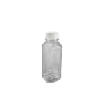 Clear Square Juice Bottle