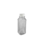 Clear Square Juice Bottle