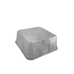 Clear Square Gateaux Domed Lid