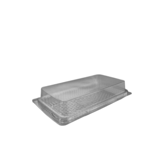 GPI Traitipack Clear Hinged Small Rectangular Bakery Container [310cc]