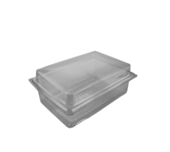 GPI Traitipack Clear Hinged XL Rectangular Bakery Container [3400cc]