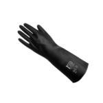 Heavy Weight Rubber Gloves Black