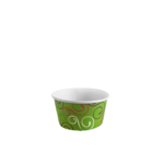Paper Ice Cream Cup Green Design
