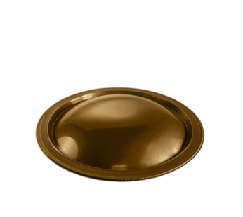 Plastic Gold Domed Presentation Plates [290 x 290 x 35 inner]