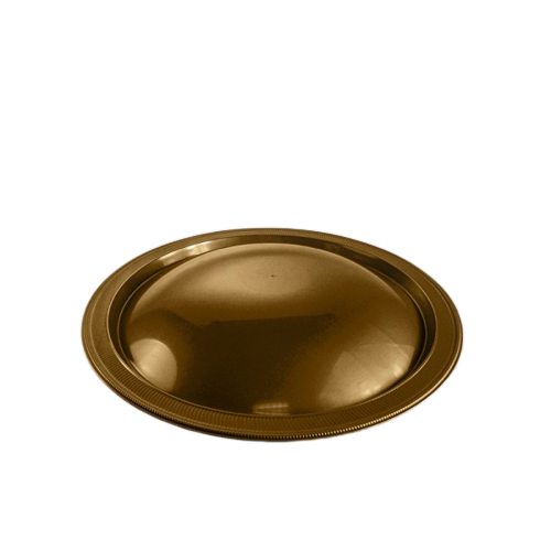 Plastic Gold Domed Presentation Plates