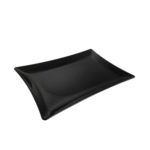 Plastic Rectangular Presentation Trays Black