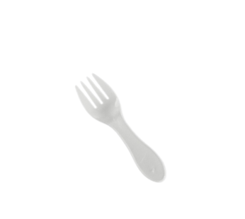 Plastic [139] Mini Fork White