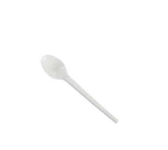 Plastic [154BAG] White Coffee Spoons