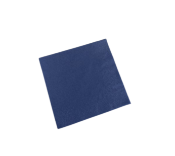 Poppies Napkin Navy Blue 2ply