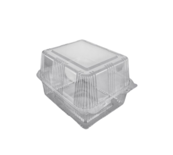 Somoplast Clear Hinged Bakery Rectangular Container [750cc]