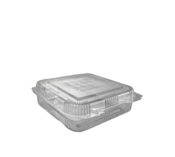 Somoplast Clear Hinged Bakery Square Container