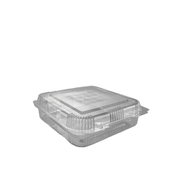 Somoplast Clear Hinged Bakery Square Container