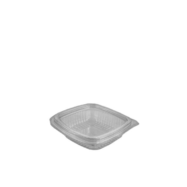 Somoplast Clear Hinged Flat Square Container