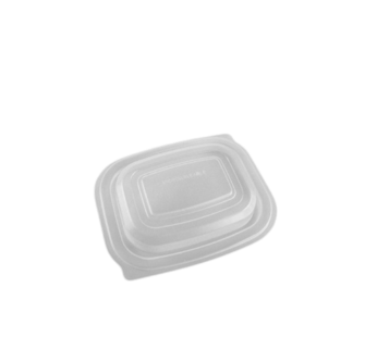 Somoplast Clear Microwave Lid For Small Black Microwave Take Away Container
