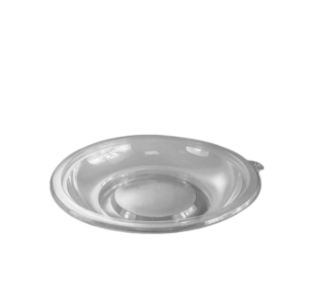 Somoplast Clear Round Separate Lid Salad Bowl [24oz]
