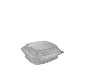 Somoplast Domed Lid Clear Hinged Rectangular Container