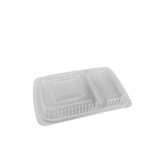 Somoplast Lid For Black 2 Compartment Microwavable Take Away Container [75%/25% Split]