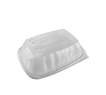 Somoplast Microwavable Lid For Extra Large Black Microwavable Take Away Container
