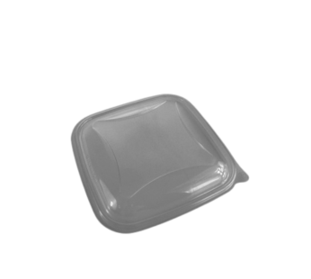 Clear Lid For GPI Crudipack Clear Square Salad Bowl